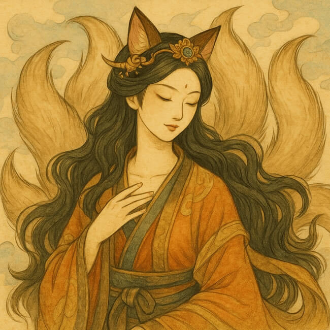 封神演義の妲己を描いたイラスト